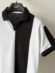 Old money Panel V collar Tshirt